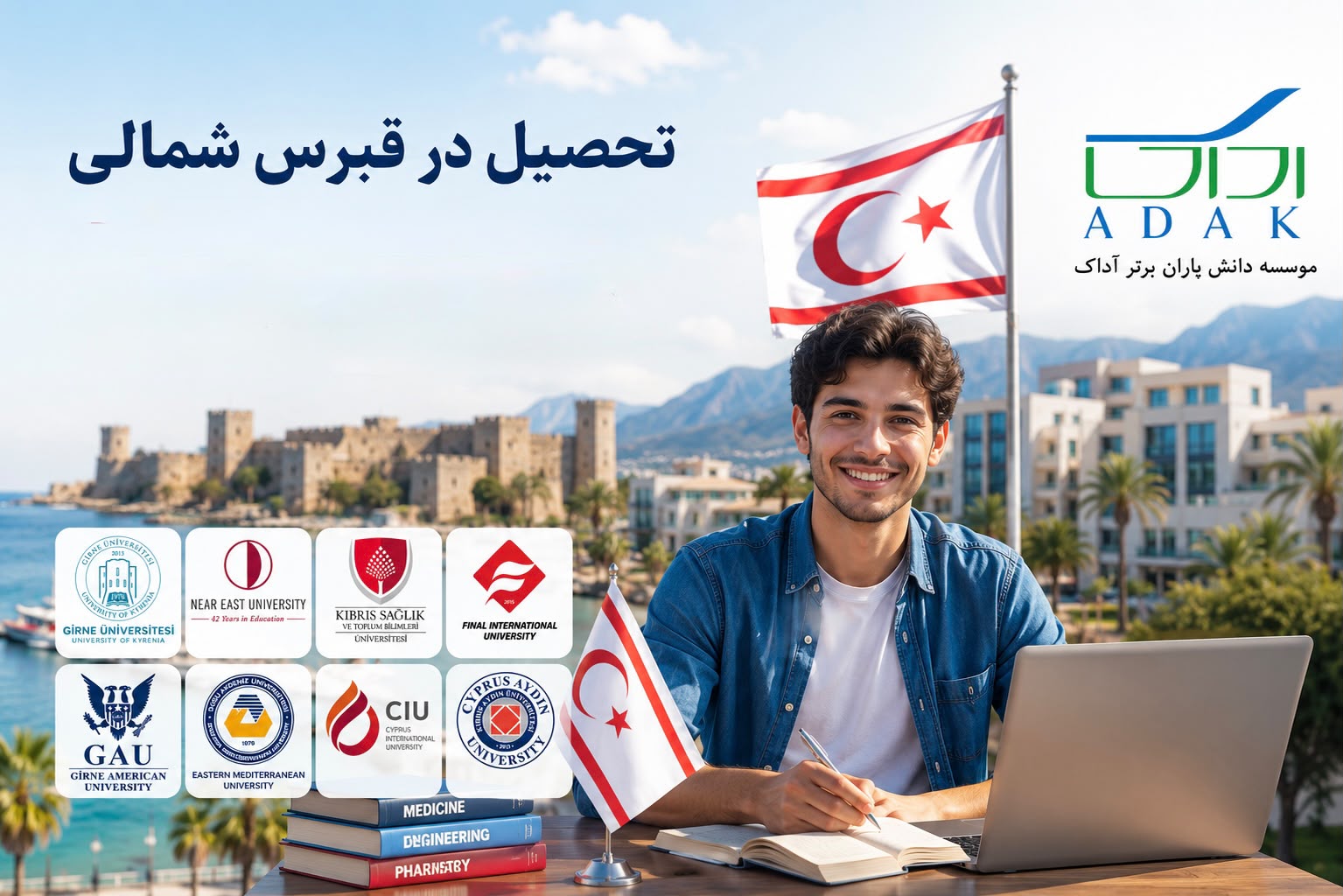 شرایط تحصیل در قبرس شمالی 2026: شرایط پذیرش، هزینه‌ها و نکات طلایی زندگی دانشجویی